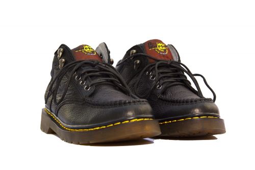 Giày da dr martens nam cổ lửng gồ 5989 thái lan màu đen