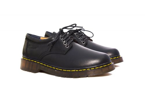 Giày da dr martens nam thái lan 8053 cổ thấp màu đen